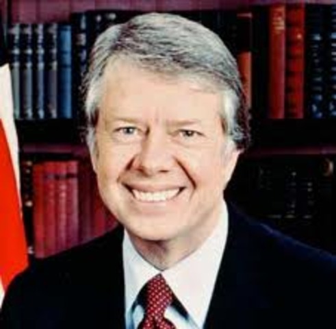 Jimmy Carter elected president; Steve Jobs and Steve Wozniak market first personal computers