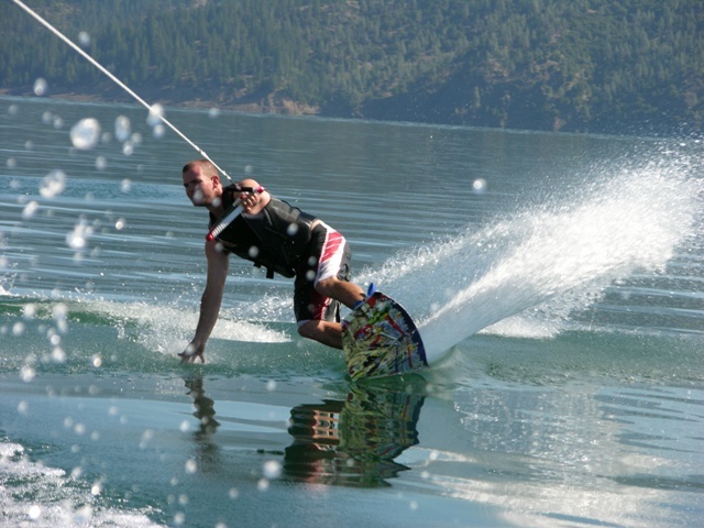 learned how to wakeboard and ski