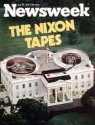 Taping systems are activated in the White House.