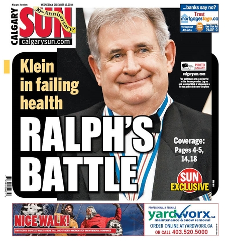 Sun reveals Kleins COPD