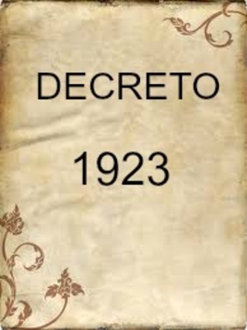 DECRETO 1923 DE 1994