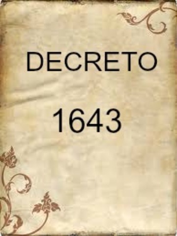 DECRETO 1643 DE 1994