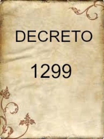 DECRETO 1299 DE 1994