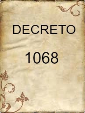 DECRETO 1068 DE 1995