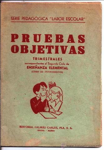 Pruebas objetivas por docentes