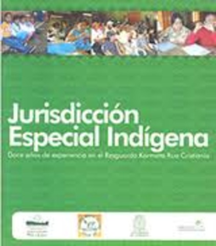 PRIMER ANTECEDENTE DE LA JURISDICCION ESPECIAL INDIGENA