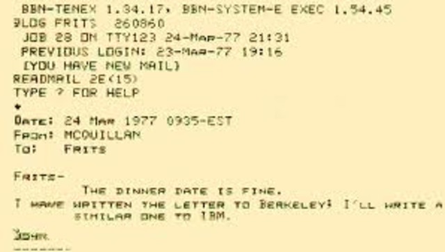 E-mail takes off, Internet becomes a reality