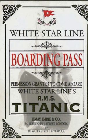 Passengers Board the Titanic for Maiden Voyage