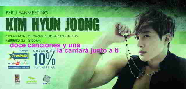 KIM HYUN JOONG PERU