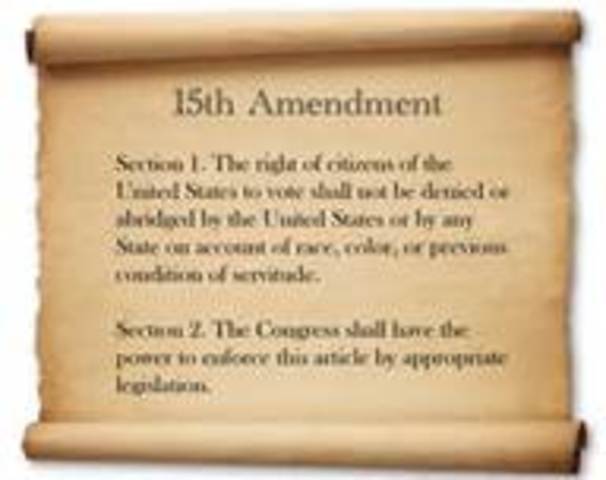 Second Stage: 15th Amendment