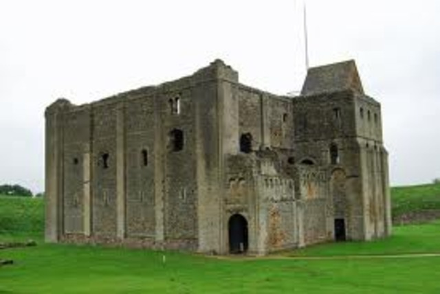 the beggining of the stone keep castle