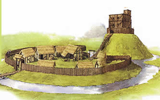 First Castle: Motte and Bailey
