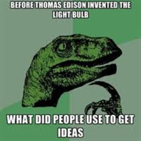 Edison invents the electric light