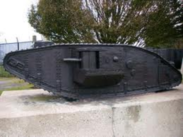 the tank is invented