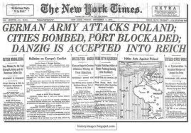Germany invaded Poland