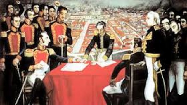 Firma del armisticio de Piura