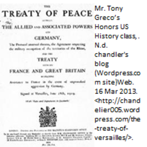 Treaty of Versailles