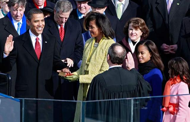 Obama becomes president.