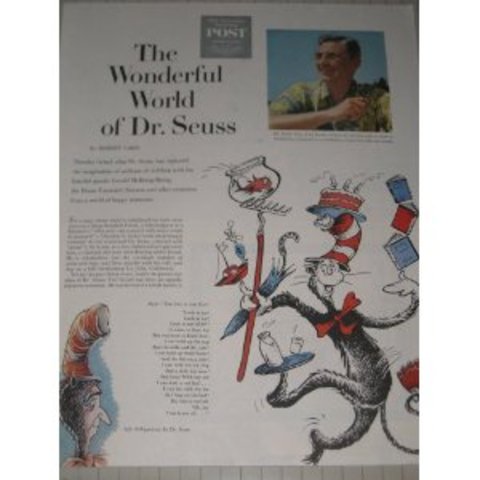 The Saturday Evening Post published his first cartoon