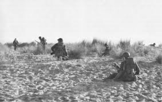 Allied troops land on the beaches of Salerno near Naples.