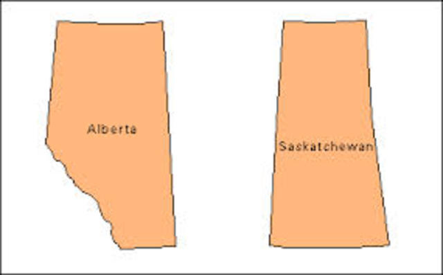 Alberta and Saskatchewan