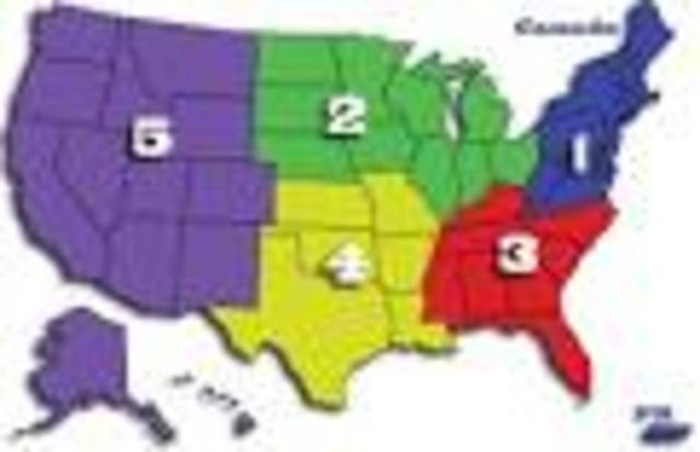 5 regions