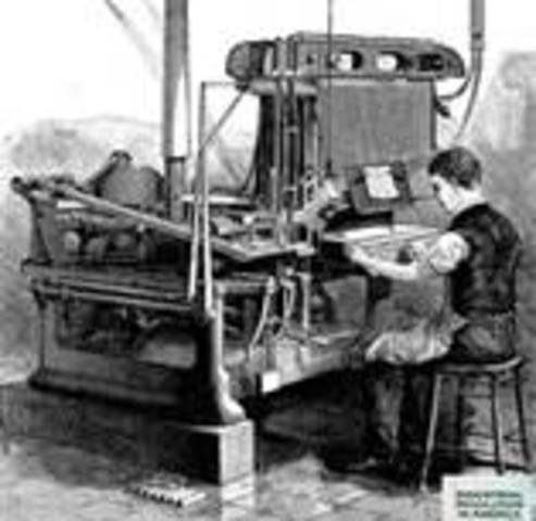 Linotype Invented