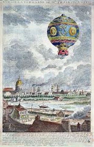 Air balloon- first air flight
