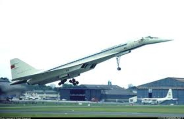 First supersonic passanger aircraft