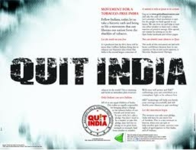 Quit India campaign