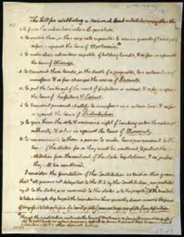 The Supreme Court ruled a national bank constitutional