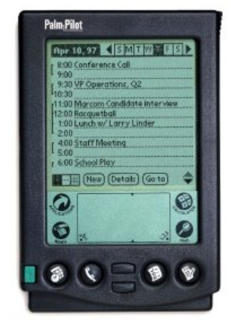 Palm Pilot is available for consumers.