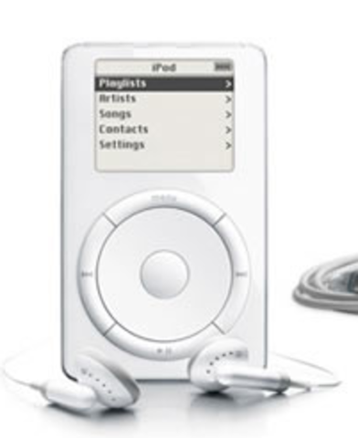 Apple release the first iPod