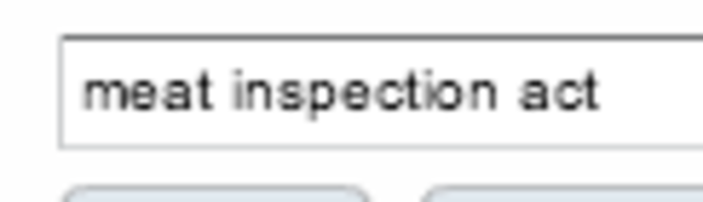 Meat Inspection Act