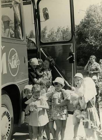 переезд детей на дачу