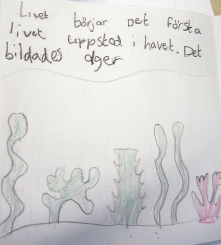 Livet börjar. 4600-500 miljoner år sedan