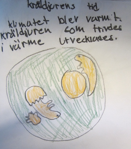 kräldjur på land. 280-230 miljoner år sedan