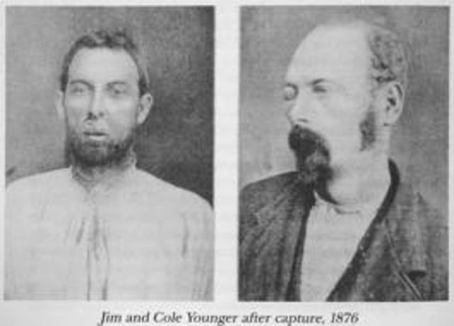 Cole and Jim Younger Freed