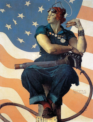 Rosie the Riveter by Norman Rockwell
