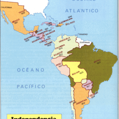 Timeline: Emancipación de las colonias de América