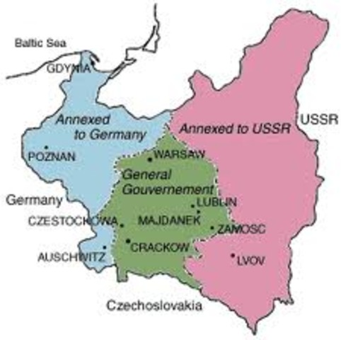 The start of the Partition of Poland