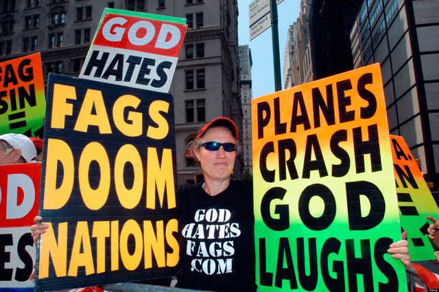 The Westboro Baptist Church is smited by God