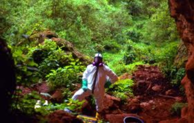 Author Visits Kitum Cave