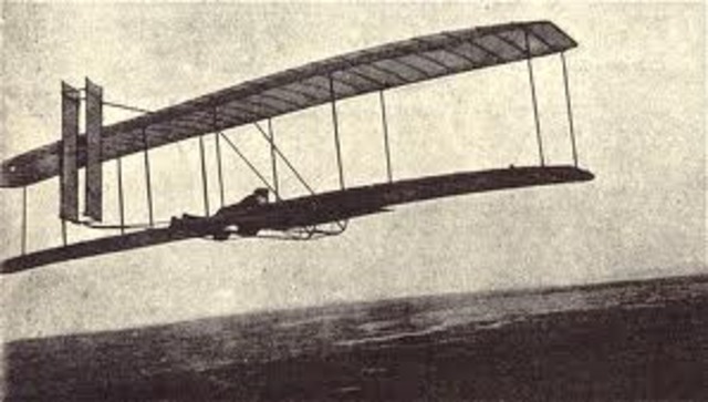 Wright Brothers successfuly fly the first plane.