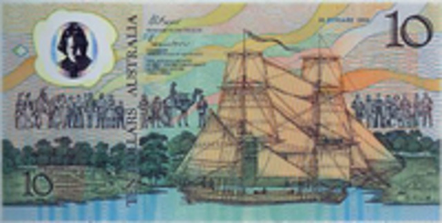 The first currency note - $10