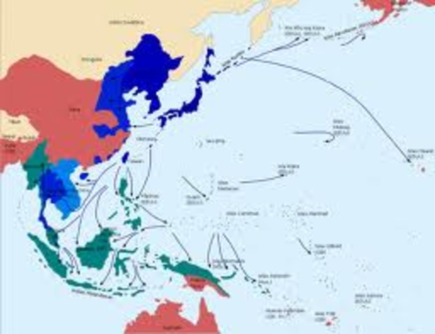 Start of the War in Pacific Theatre