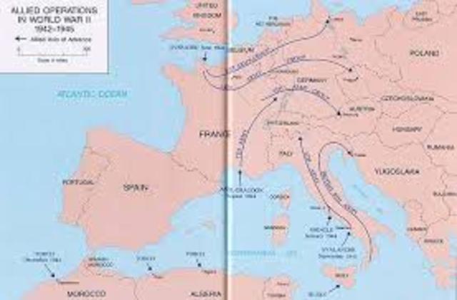 Start of WWII in Atlantic/European Theater