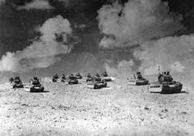 German Afrika Korps brgin offensive in North Africa