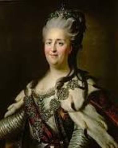Catherine The Great puts down the serf Rebellion
