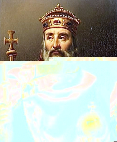 Charlemagne becomes Frankish King.
